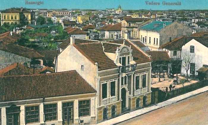 Orașul Bazargic din Cadrilater, carte poștală din perioada interbelică (© ImagoRomaniae)