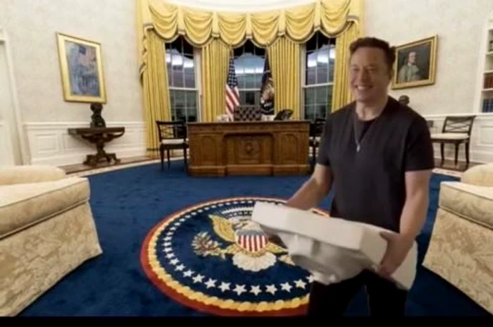 Elon Musk cară o chiuveta la Casa Albă Foto: X