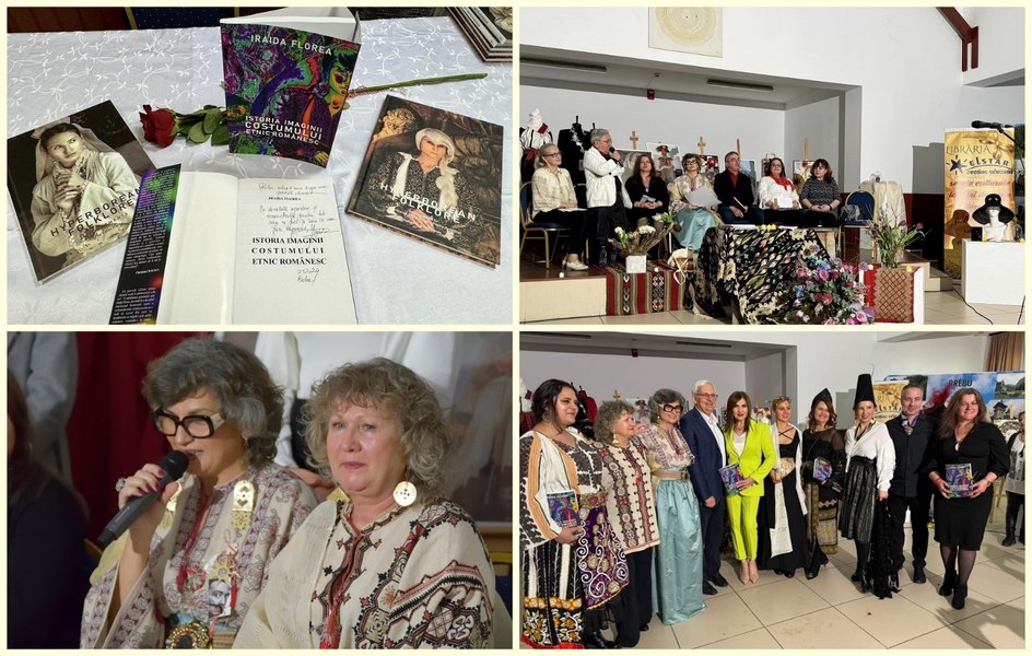 Costumul popular românesc, pus în lumină de Iraida Florea, într-o lansare interdisciplinară de gală, la Centrul cultural din Brebu