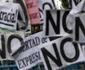 Protest la Madrid