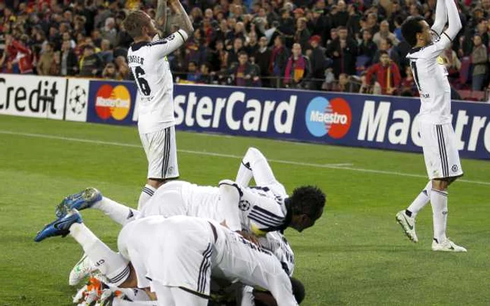 Chelsea s-a calificat în finala Ligii Campionilor după 2-2 pe Camp Nou * Foto: Reuters