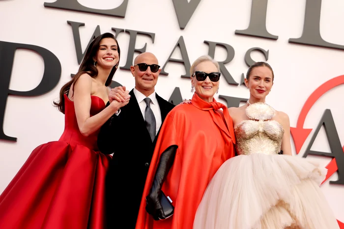 Meryl Streep, Anne Hathaway, Emily Blunt și Stanley Tucci la premiera mondială a filmului „Diavolul se îmbracă de la Prada 2” la Lincoln Center din New York, pe 20 aprilie 2026, GettyImages (1) jpg