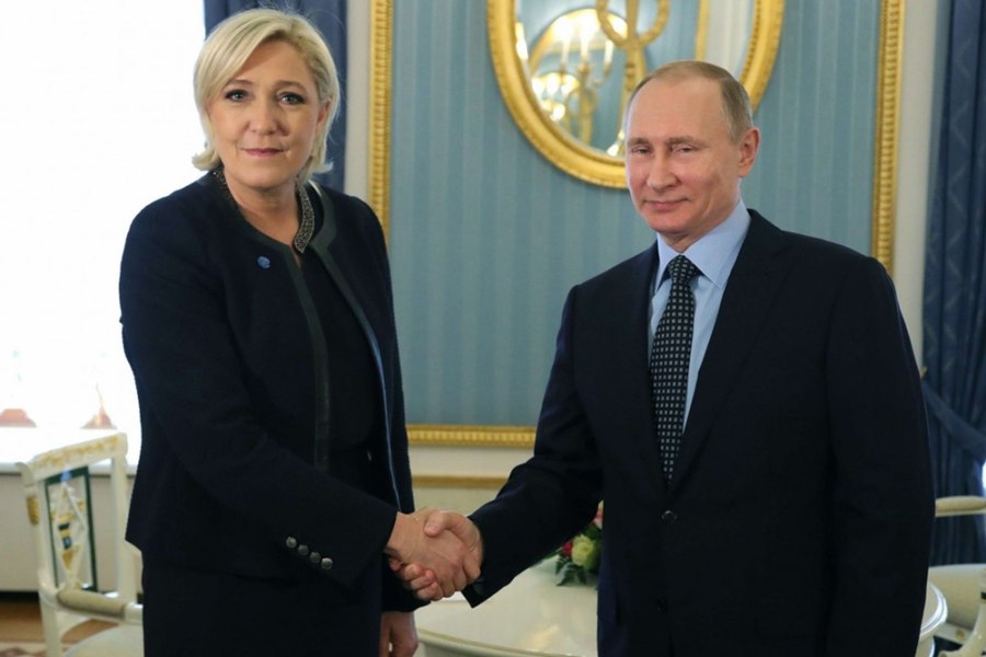 „Je suis Marine”. Extrema dreaptă, alături de Marine Le Pen. Prima reacție de susținere a venit de la Kremlin 