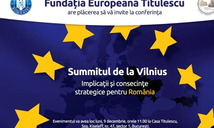 Conferinta "Summitul de la Vilnius   Implicatii si consecinte strategice pentru Romania" jpeg