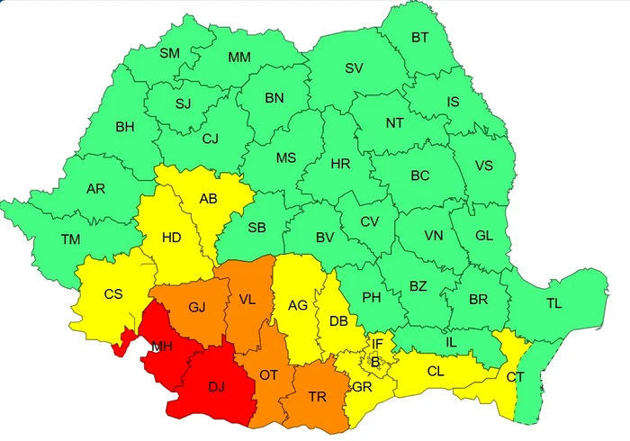 Caniculă extremă în sudul țării  FOTO: ANM