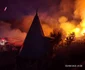 Incendiu la Pensiunea Maggie's Ranch din Râşnov FOTO Facebook 