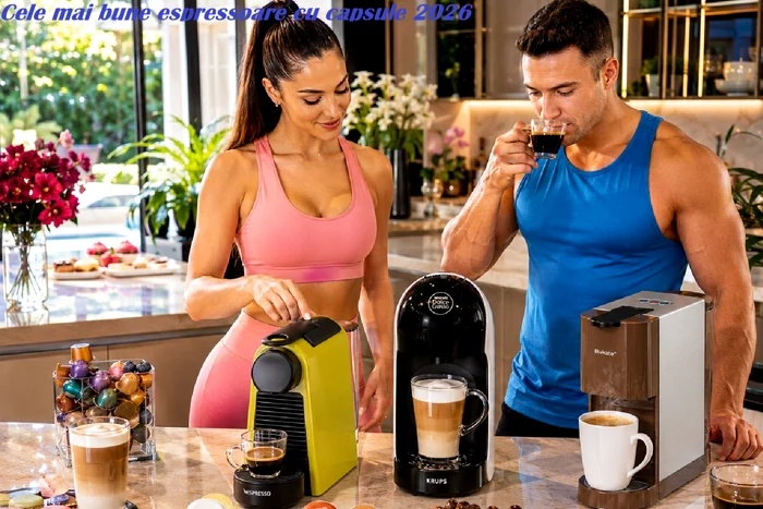 Primele trei espressoare cu capsule din topul 2026, testate de un cuplu acasă Foto DMS/Adevărul (ai)