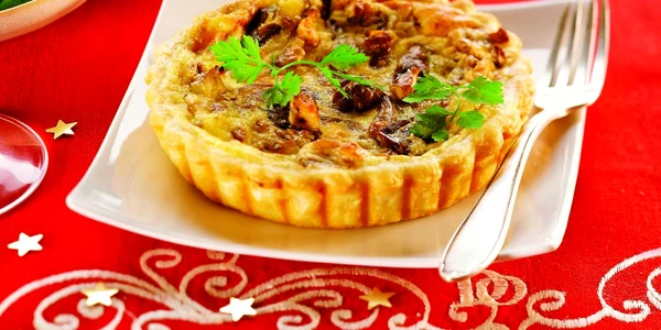 Tartă ciuperci