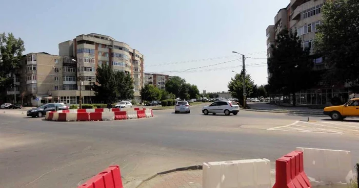 Unul dintre noile sensuri giratorii noi din Slatina va fi la intersecţia străzii Cireaşov cu blvd. A.I. Cuza din zona Gării