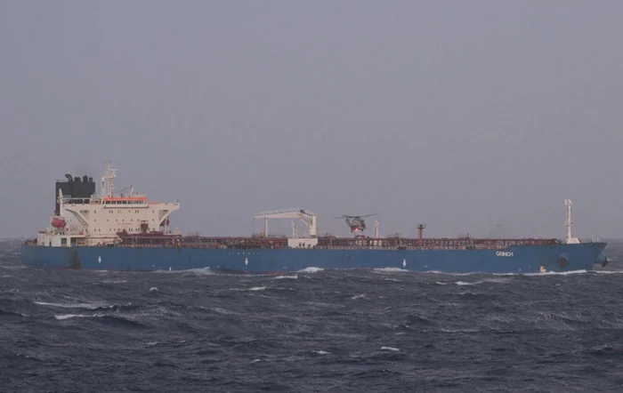 Petrolierul „Grinch” a fost interceptat joia trecută FOTO X / Visegrád 24  @visegrad24