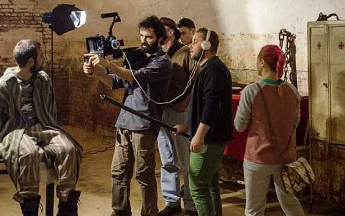 De la filmările pentru pelicula regizoarei Victoria Baltag. Foto: cinemap. ro