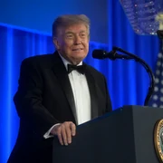 Donald Trump la Dineul anual al Asociației Corespondenților de la Casa Albă FOTO Profimedia