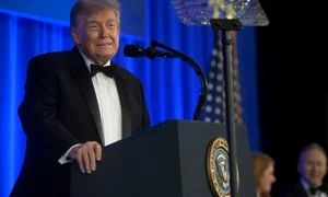Donald Trump la Dineul anual al Asociației Corespondenților de la Casa Albă FOTO Profimedia