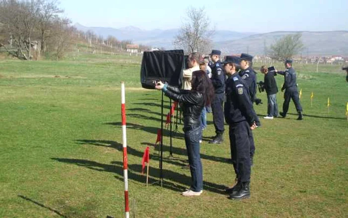 Trageri în poligonul militar