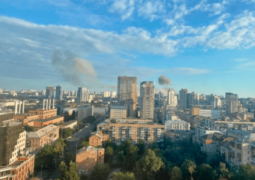 Explozii auzite în Kiev. Primarul din Harkov anunță un atac rusesc cu rachete asupra orașului