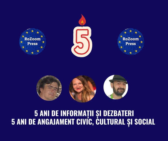 RoZoom Press sărbătorește 5 ani de angajament civic, cultural și social