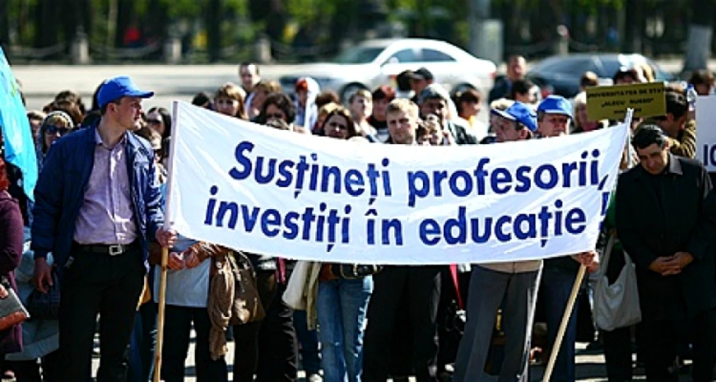 Protest în educație FOTO: Unimedia