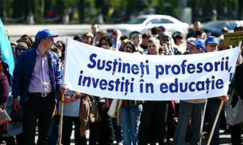 Protest profesori / foto Unimedia