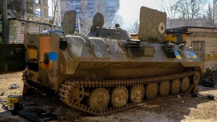 Atelier de reparații din Kiev FOTO CNN
