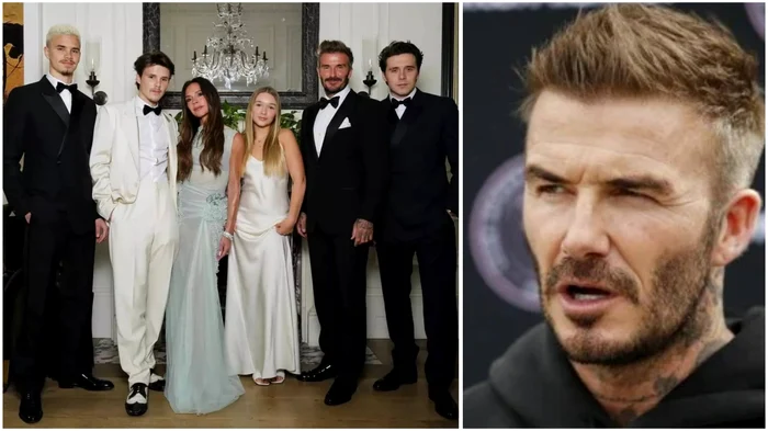 David Beckham are o familie numeroasă - Foto: colaj Click!