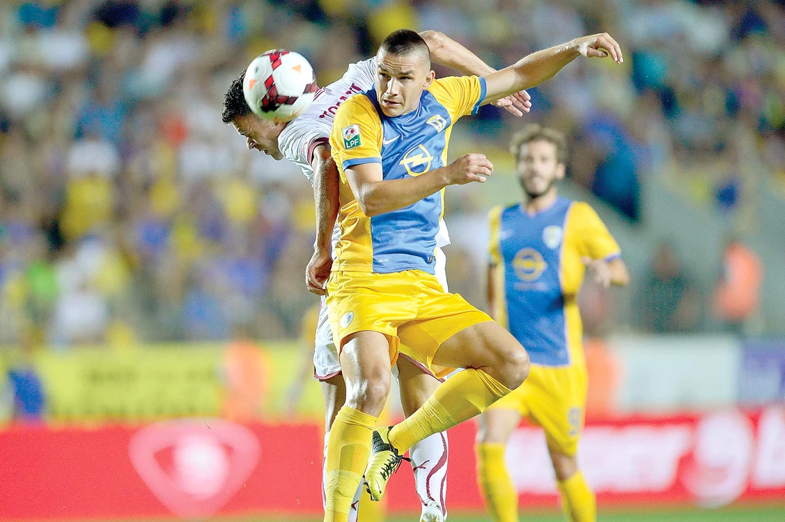 Ovidiu Hoban este titular în apărarea Petrolului şi unul dintre jucătorii pe care va cădea greul în dubla cu Dinamo ZagrebFoto: Mediafax