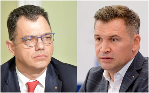 Contre între Radu Oprea și Ionuț Stroe FOTO: Mediafax