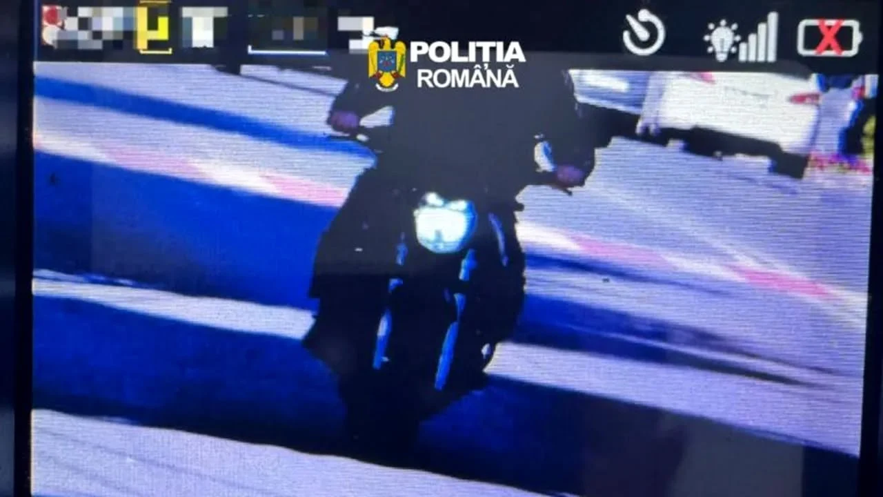 Amenda colosală cu care s-a ales un motociclist urmărit de polițiști după ce a ignorat semnalul de oprire