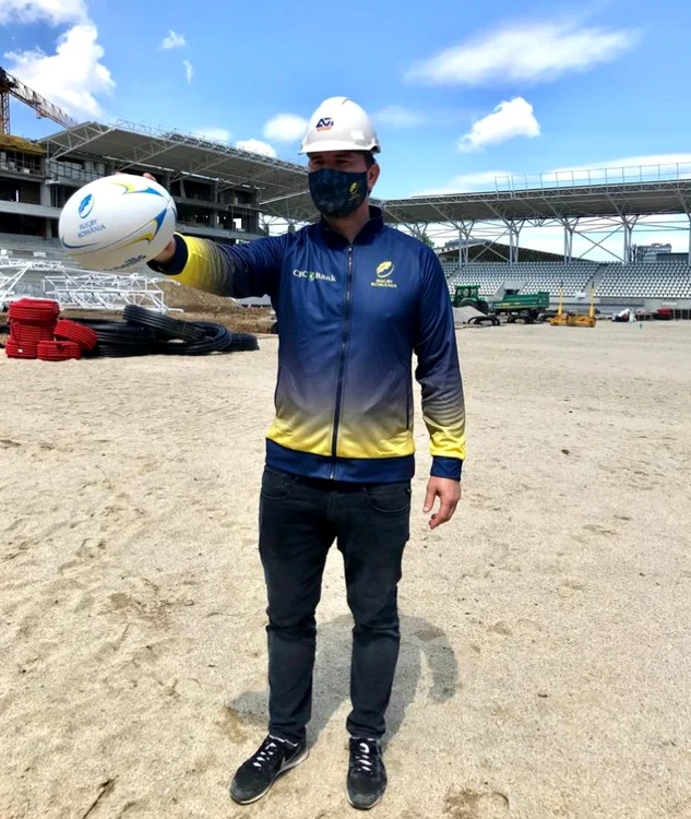 Alin Petrache vizitează zilnic stadionul ”Arcul de Triumf”