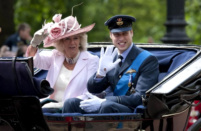 Prinţul William şi Camilla Parker-Bowles. Foto: Profimedia