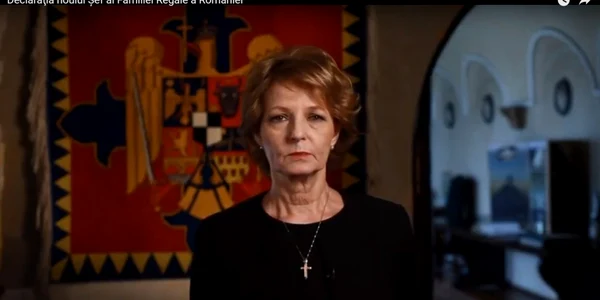 Declaraţie Principesa Margareta - moartea Regelui Mihai / SURSA FOTO Captură YouTube / Casa Regală a României / 5 dec 2017