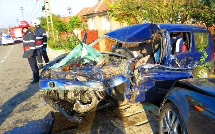 Accidentul a avut loc în localitatea Iclod. FOTO: Gherlainfo