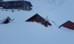 sibiu avalansa balea lac. foto  Dan Popescu