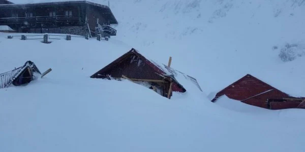 sibiu avalansa balea lac. foto  Dan Popescu