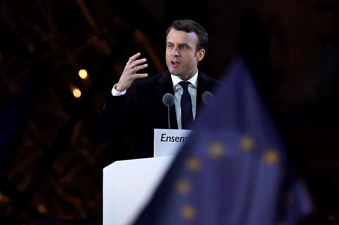 Emmanuel Macron Celebrates His Presidential Election Victory At The Louvre jpeg