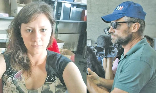 Daniela şi Dan, doi dintre copiii lui Gheorghe Dincă jpeg