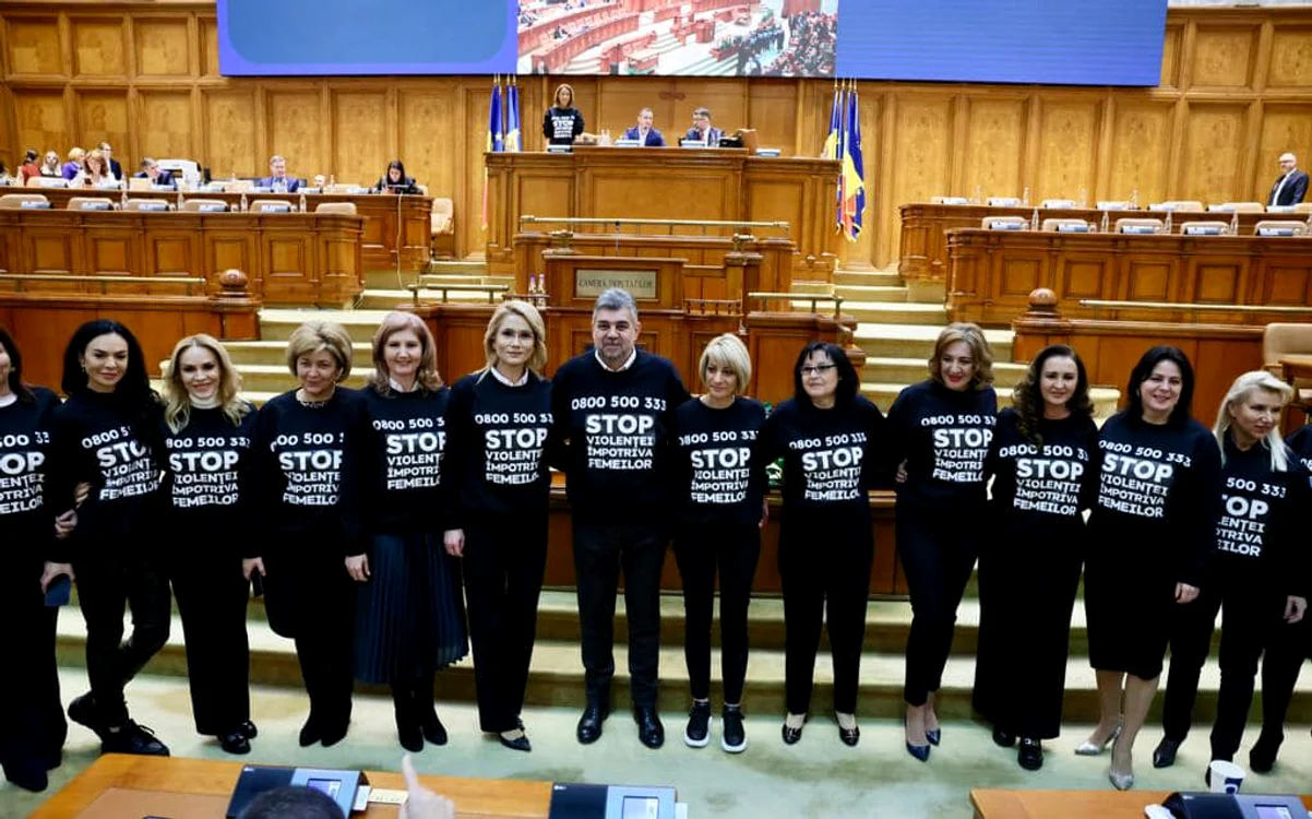 PSD a lansat campania „Stop violența împotriva femeilor” FOTO Facebook M.Ciolacu