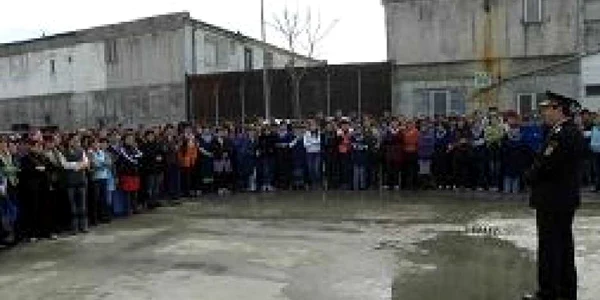 Exercițiu la fabrica de textile