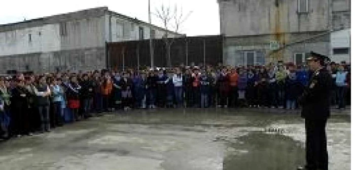 Exercițiu la fabrica de textile