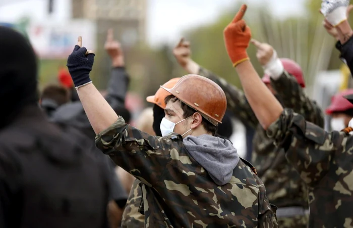 Rebeli anti-Kiev. FOTO Reuters