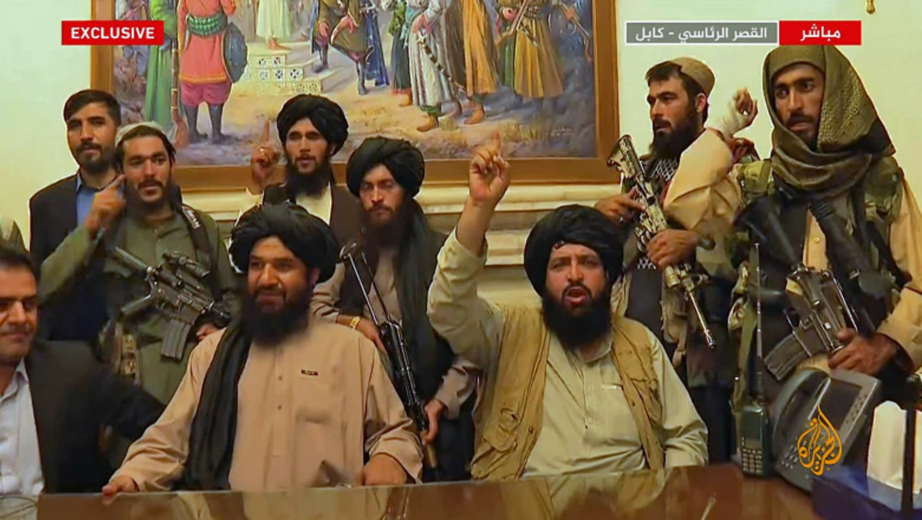 
    Talibanii au transmis un mesaj la postul național de televiziunefoto: AFP  