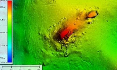 Noi descoperiri arheologice, cu ajutorul tehnologiei LiDAR, în Defileul Oltului din Munții Perșani jpeg