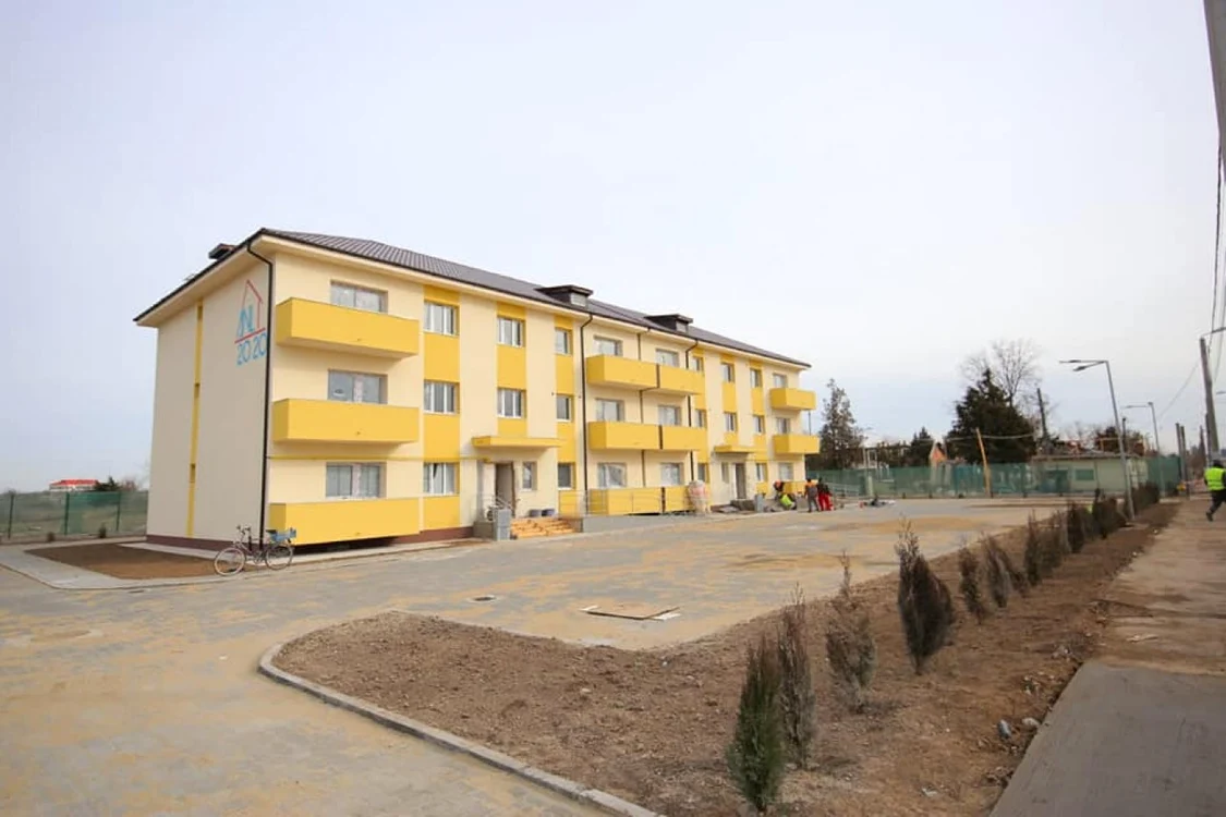 Blocul din incinta fostei unităţi militare, aproape gata FOTO Facebook/CJC