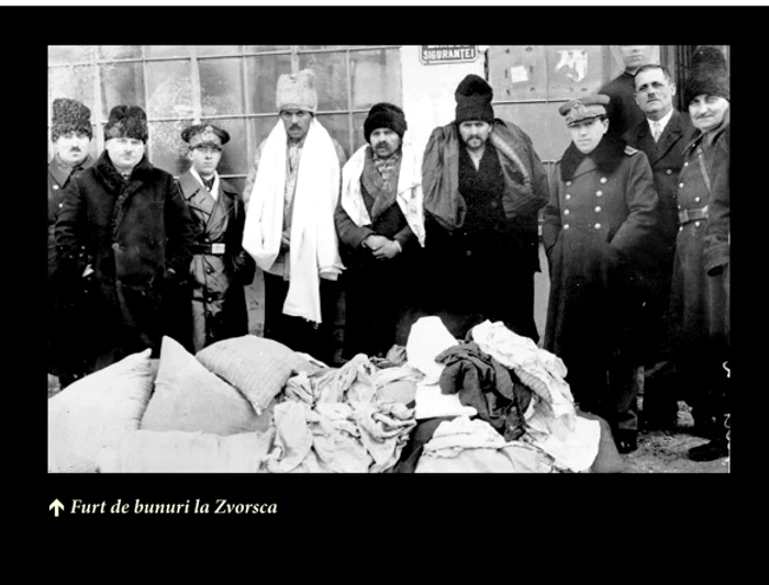 Hoții erau fotografiați cu bunurile furate FOTO: Arhivele Naționale Olt