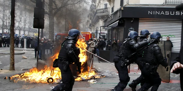 Proteste în Franța FOTO Profimedia 