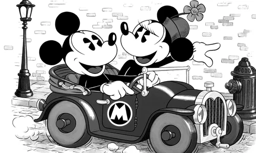 Mickey Mouse & Minnie Mouse intră în scenă (şi în istorie) jpeg