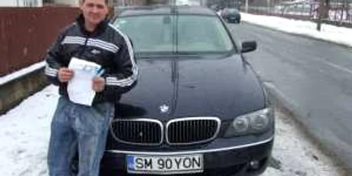 Ion Ciocan şi-a cumpărat din banii câştigaţi un BMW seria 7 cu 24.000 euro