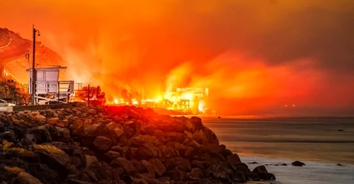 Incendiu în Los Angeles. Foto Stuat Palley/Instagram