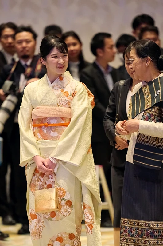 Prințesa Aiko în Laos. FOTO: Agenția Imperială