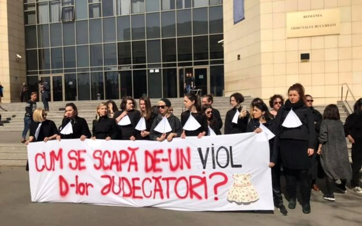 Protestatarele cer pedepse corecte pentru violatori. FOTO: pagina Facebook a evenimentului