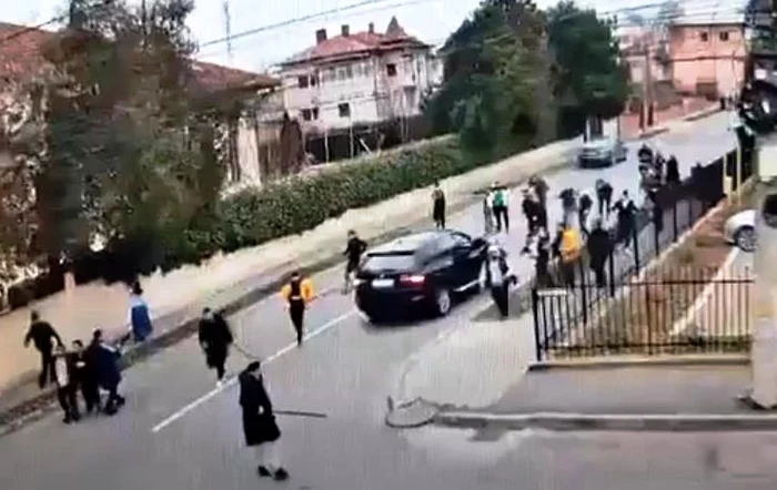 Bătaie între clanuri la Urziceni FOTO: captură video
